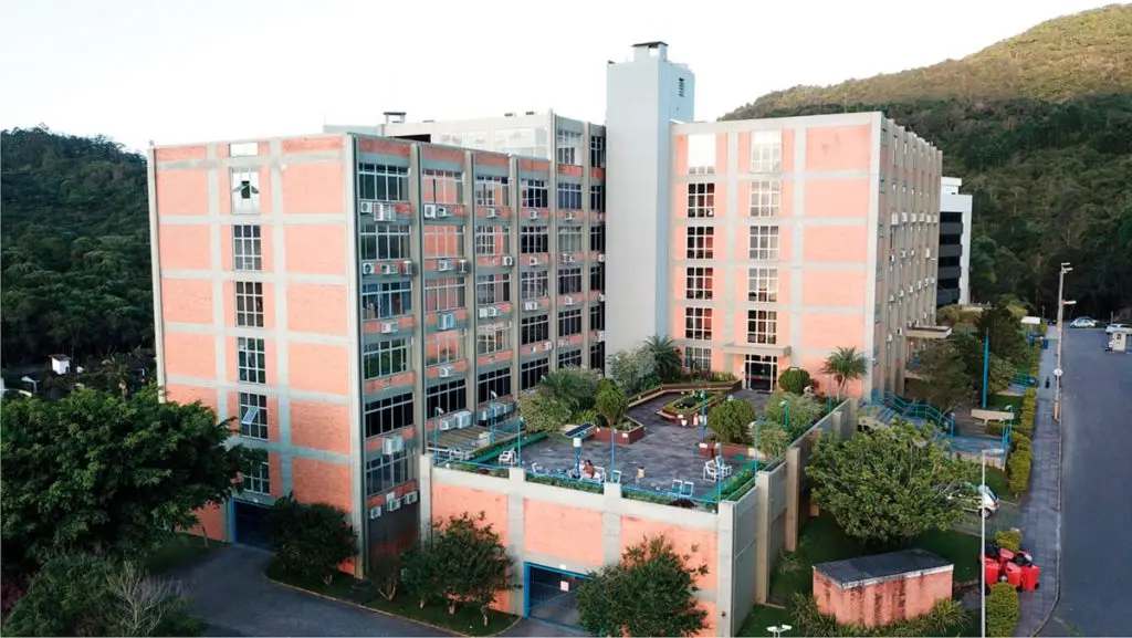 Prédio do Celta, da Fundação CERTI, primeira incubadora tecnológica do Brasil, em Florianópolis